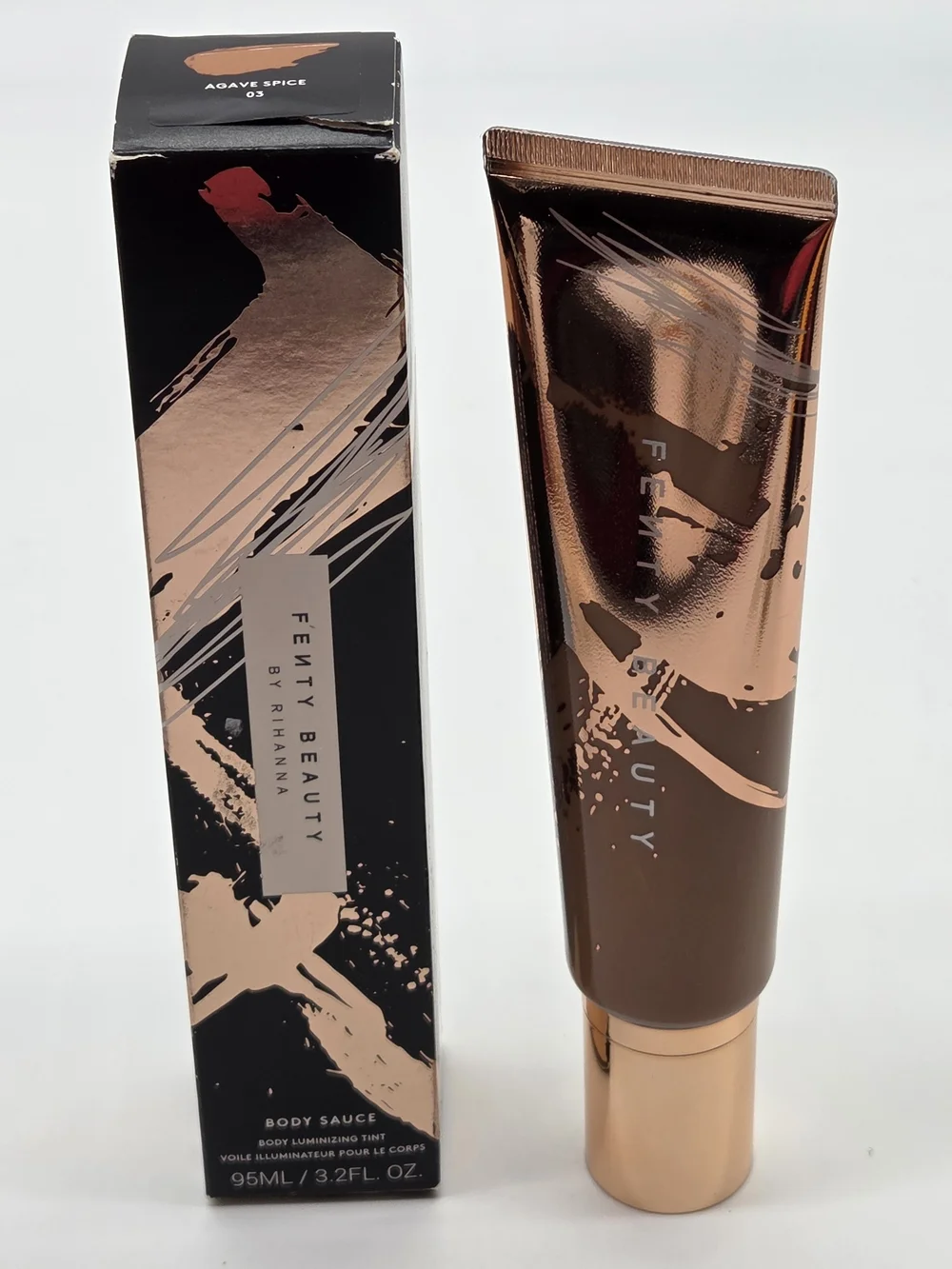 Fenty Beauty by Rihanna Body Sauce Luminizing Tint In 03 Agave Spice